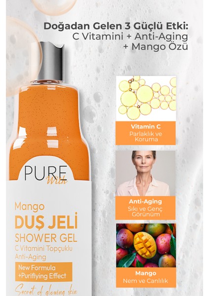 Ikili Set: Shea Vanilya Vücut Sütü 250 ml + C Vit. Mango Duş Jeli 400 ml modelleri