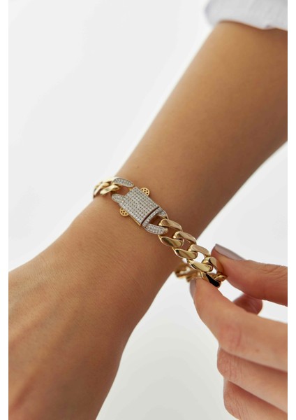 14 Ayar Altın Taşlı Gurmet Bileklik fiyatları