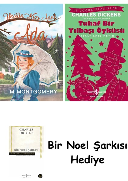 Yeşilin Kızı Anne 3 - Ada (Ciltli) + Tuhaf Bir Yılbaşı Öyküsü + Bir Noel Şarkısı