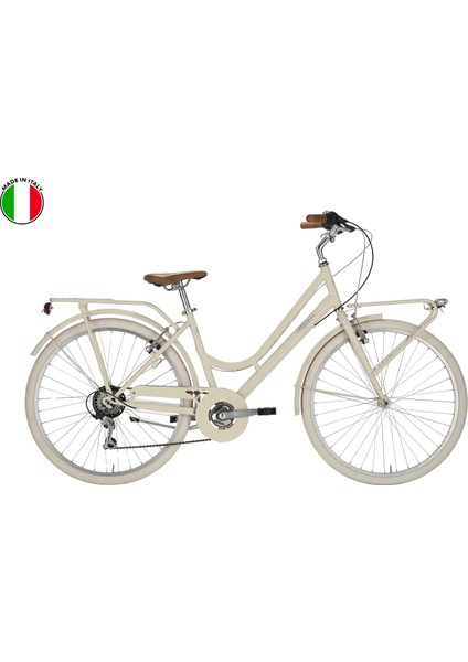 Milly Italy, 26" Jant, 6 Vitesli Şehir Bisikleti (Made In Italy) Krem