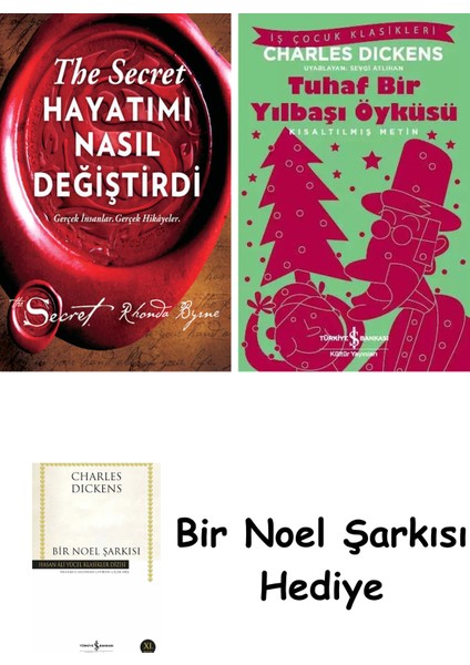 The Secret - Hayatımı Nasıl Değiştirdi (Ciltli) + Tuhaf Bir Yılbaşı Öyküsü + Bir Noel Şarkısı