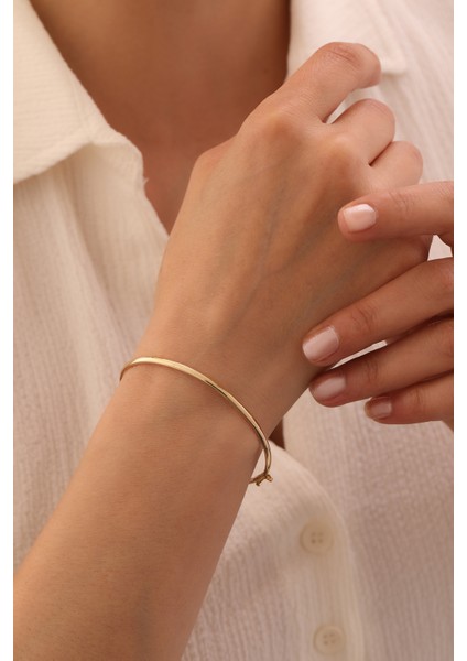 14 Ayar Altın Bombe Kelepçe