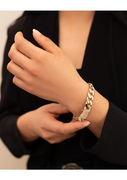 Altın Taşlı Klasik Gurmet Bileklik