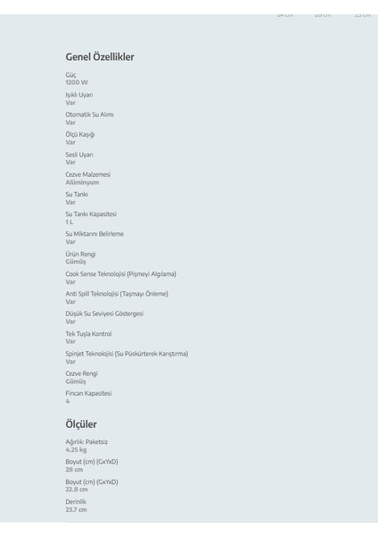 Spinjet Karıştırma Teknolojisi Modern Gümüş Renk & Alüminyum Cezve Malzemesi 70.yıl Türk Kahve Makinesi-Hediyeli