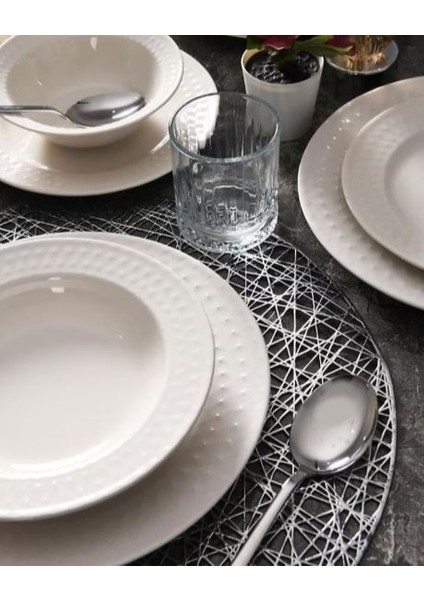Inci 6 Adet Yemek Tabağı Dekorsuz modelleri
