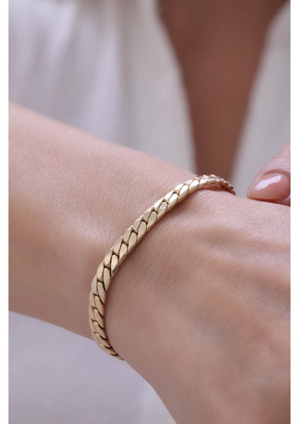 14 Ayar Altın Sık Gurmet Bileklik fiyatları