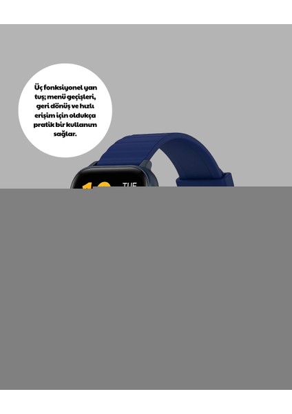 Akıllı Saat 360 Mah Çoklu Spor Modlu Lacivert Siyah Kordon fırsatları