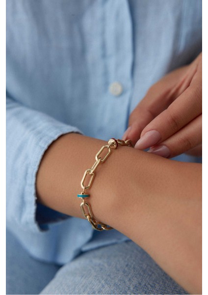 14 Ayar Altın Mineli Ataş Bileklik fiyatları