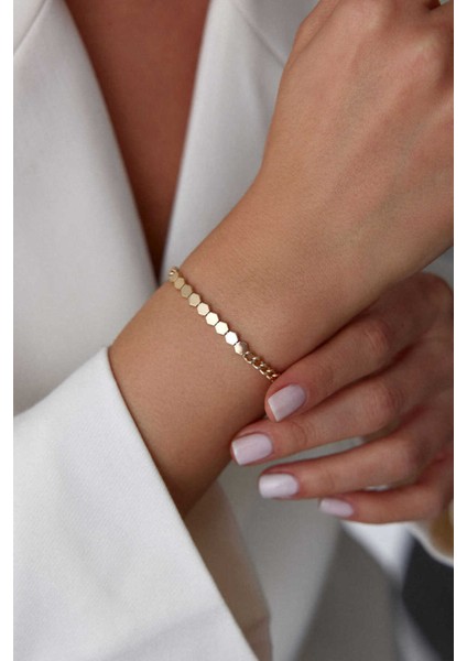 14 Ayar Altın Gurmet Petek Bileklik