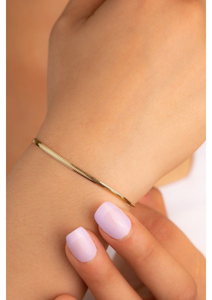 Altın Balık Sırtı Bileklik modelleri