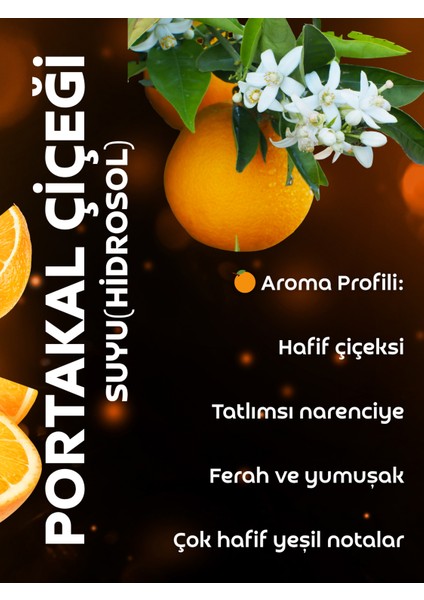 Doğal Portakal Çiçeği (Neroli) Hidrosol 1000 ml – Saf Çiçek Suyu fiyatları