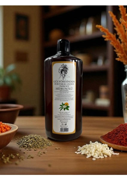 Doğal Portakal Çiçeği (Neroli) Hidrosol 1000 ml – Saf Çiçek Suyu fırsatları