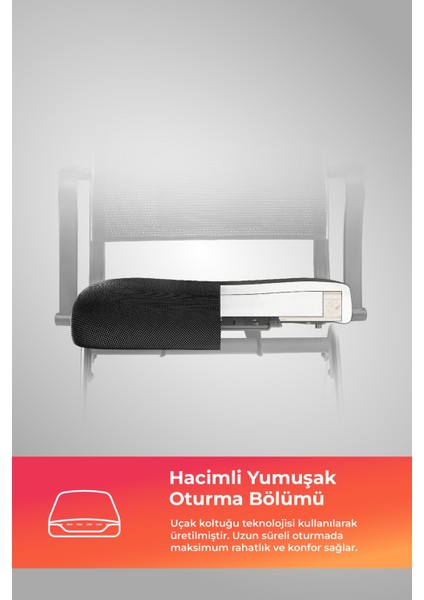 Ergolife Sit Air Ofis Koltuğu | Tekerlekli, Bel Destekli, Fileli, Siyah, Bilgisayar Sandalyesi -572.60.1.682 modelleri