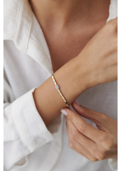 14 Ayar Altın Külçe Baget Bileklik fiyatları