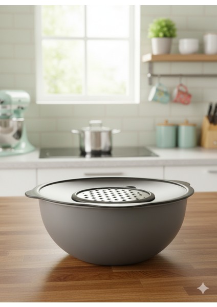 4 Parça Rendeli Karıştırma ve Saklama Kabı indirimleri