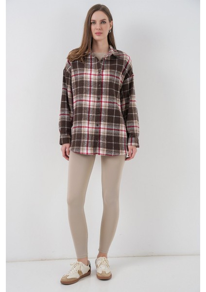 Kadın Bdart Regular Fit Oduncu Gömlek Bej Doğal fiyatları