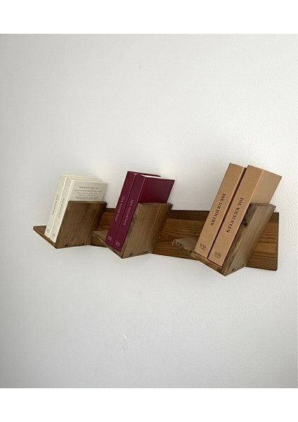 Doğal Ahşap Kitaplık, Dekoratif Tasarım Ahşap Vintage Kitaplık modelleri