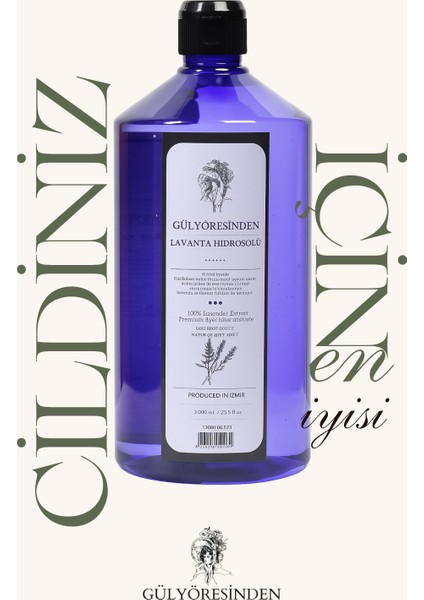 Doğal Lavanta Hidrosolü 1 L | Saf Lavanta Suyu | Cilt Toniği & Ferahlatıcı Tonik modelleri