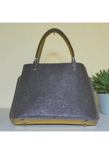 Kadın Işıltılı Kalp Aksesuarlı El ve Omuz Çantası – Zarif Küçük Günlük Çanta fiyatları