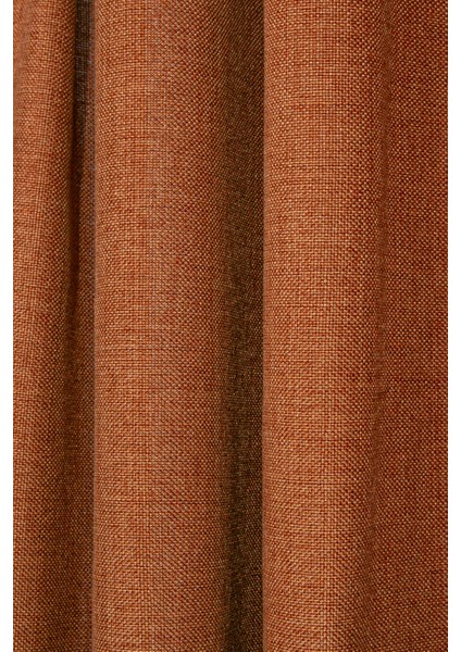 Nadia Halkalı Fon Perde Kiremit 140X260 fiyatları