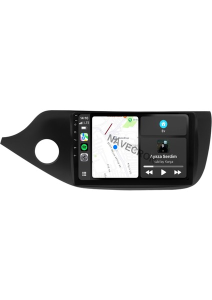 Kıa Ceed 2012-17 9" Uyumlu Android Multimedia Gerçek 4/64 Kablosuz Carplay Geri Görüş Kameralı