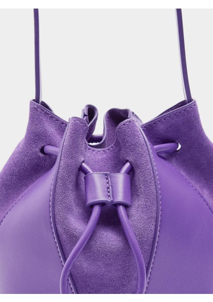 Deri Bucket Çanta modelleri