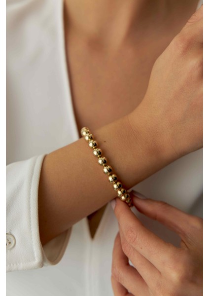 14 Ayar Altın Sıralı Toplu Bileklik fiyatları