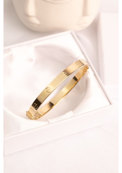 Altın Kelepçe Bilezik Çivili