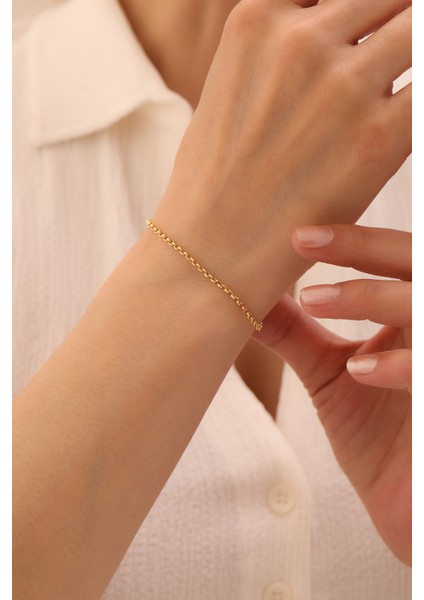 14 Ayar Altın Doch Bileklik modelleri