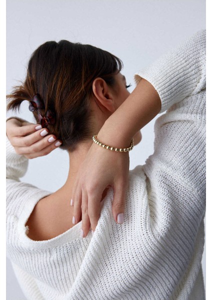 14 Ayar Altın Top Bileklik