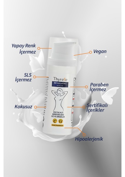 Cilt Beyazlatıcı Krem Leke, Kararma ve Renk Eşitsizliklerine Karşı Etkili Bakım Kremi , (2X50ML) Beyazlatıcı Krem fırsatları