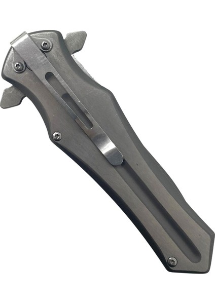 Mtech Gümüş Renk Kemer Klipsli Çelik Kamp Çakısı modelleri