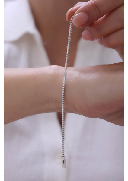 14 Ayar Altın Beyaz Altın Su Yolu Bileklik modelleri