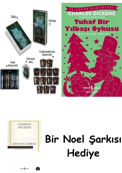Fantom Etkisi 2 - Ölümün Kalbi (Ciltli - Kutulu Set) + Tuhaf Bir Yılbaşı Öyküsü + Bir Noel Şarkısı