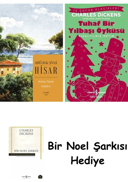 Geçmiş Zaman Köşkleri (Kitap Boy) + Tuhaf Bir Yılbaşı Öyküsü + Bir Noel Şarkısı