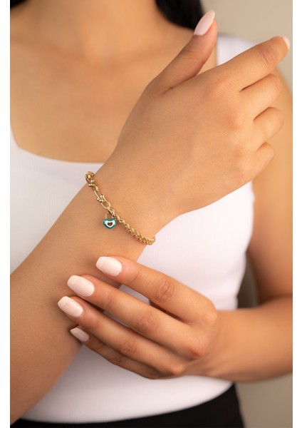 Altın Gurmet Parçalı Mineli Bileklik fiyatları