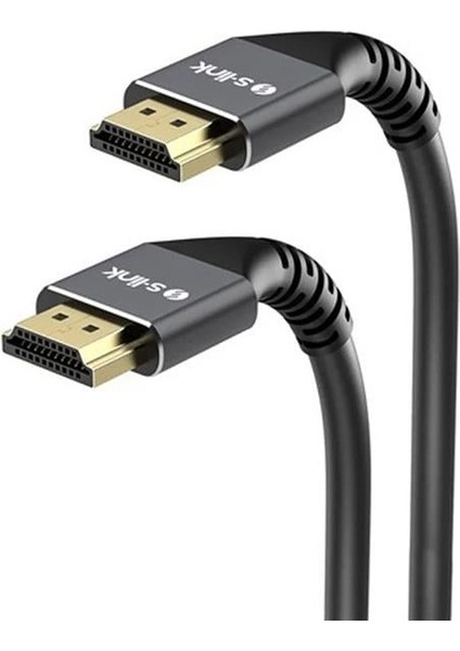 S-Link SLX-HD4K05 19+1 5 Metre V2.0 4K 60Hz Metal HDMI Kablo