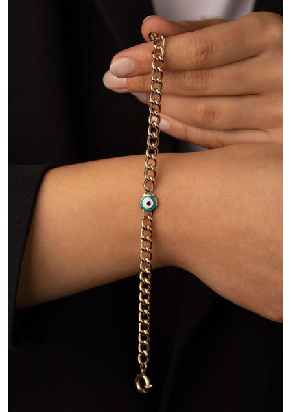 14 Ayar Altın Gurmet Mineli Göz Bileklik modelleri