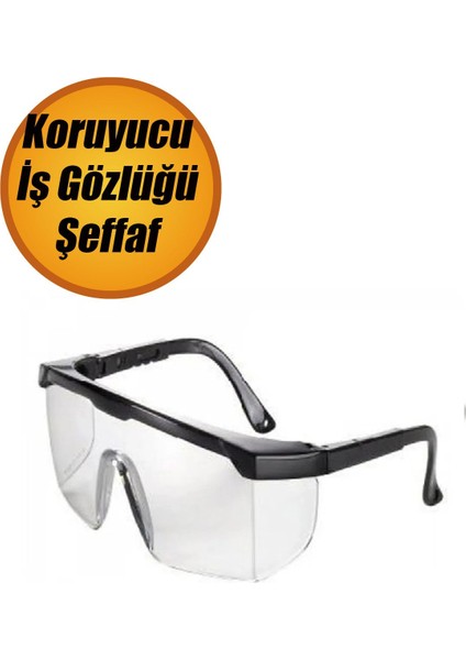 S400 Koruyucu Iş Gözlüğü Şeffaf