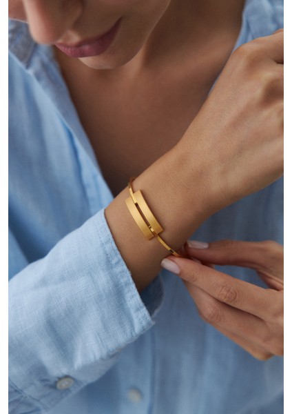 14 Ayar Altın Kaburga Kelepçe modelleri