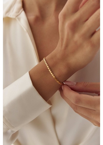 Kadın Altın Pullu Halep Bileklik Orta fırsatları