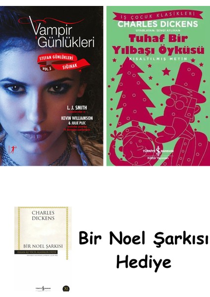 Vampir Günlükleri - Stefan Günlükleri Vol. 5 Sığınak + Tuhaf Bir Yılbaşı Öyküsü + Bir Noel Şarkısı