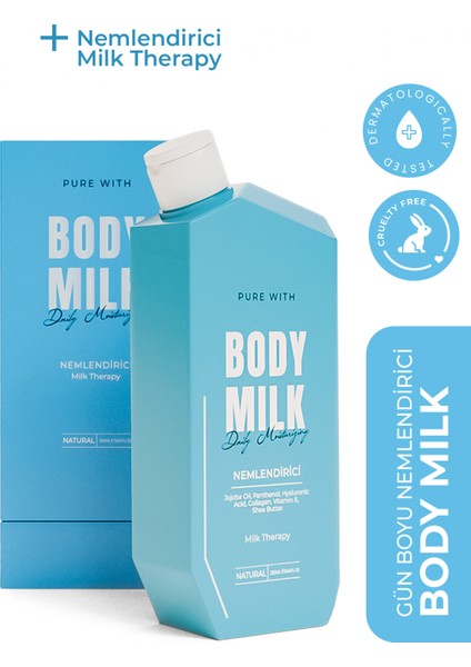 Ikili Set: Vücut Sütü 250 ml + E Vit. Okyanus Özlü Hyaluronik Asitli Duş Jeli 400 ml