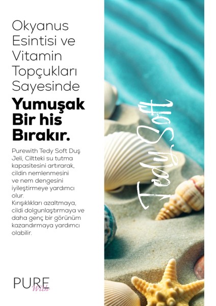 Ikili Set: Vücut Sütü 250 ml + E Vit. Okyanus Özlü Hyaluronik Asitli Duş Jeli 400 ml