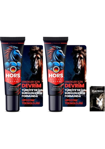 Hors Active Cream Gecikme ve Sertleşme P.enis Kremi 50ML 2 Adet 1 Adet Jel