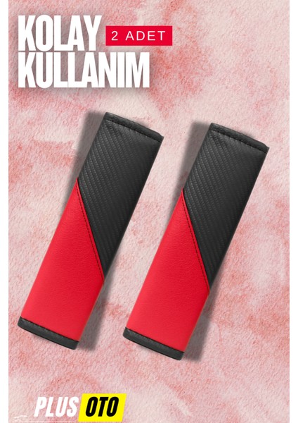 Emniyet Kemer Pedi 2 Adet Cırtlı Emniyet Kemer Kılıfı Omuz ve Boyun Koruyucu fiyatları