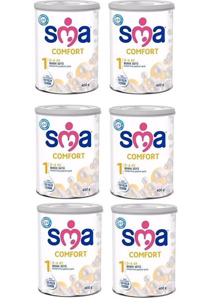 Comfort 1 Numara 400 gr 0-6 Ay 6`lı (2400GR)