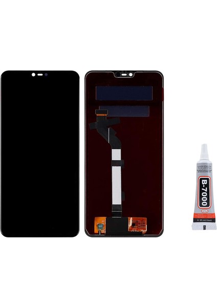 Xiaomi Mi 8 Lite Ekran LCD Dokunmatik B7000 15ML Yapıştırıcı ile Beraber Yc