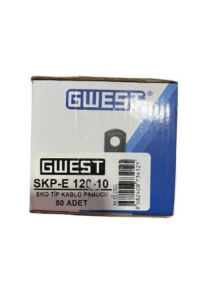 Eko Tip Kablo Pabucu Skp-E 120-10 Adet 50 fiyatları