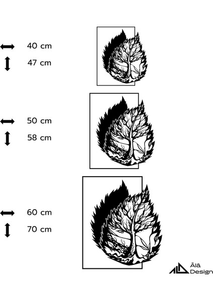 Yaprakta Yaşam Temalı Ahşap Duvar Tablosu indirimleri